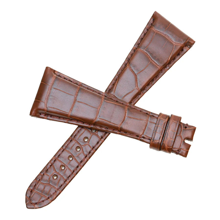 Ремешок для мужских часов SAUPPO коричневый 26 мм с пряжкой | Наручные часы