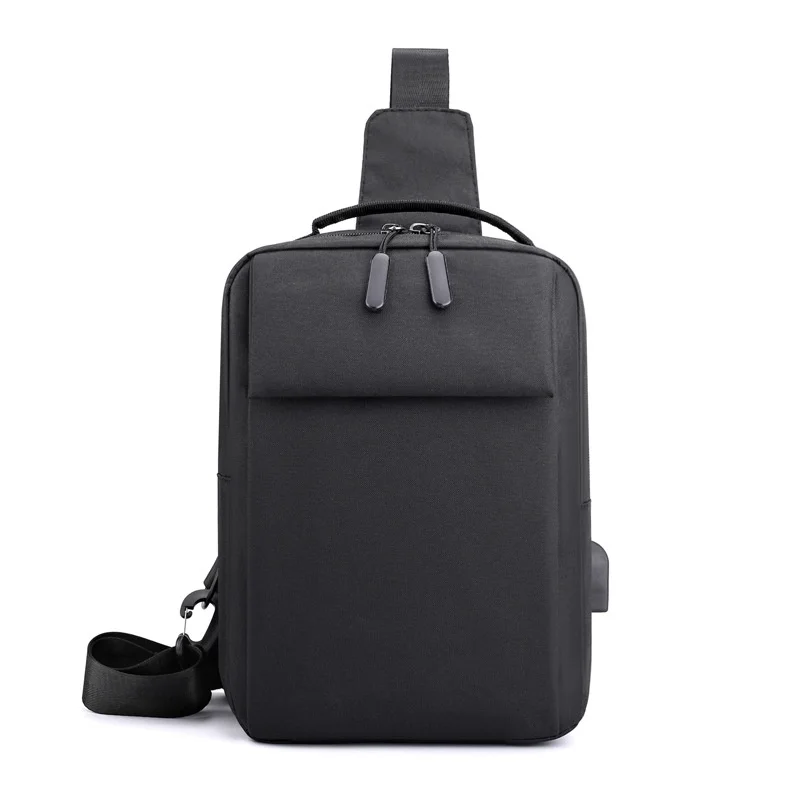 

New men's business straddle bag USB rechargeable leisure fashion travel bag