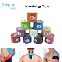 2rolls 2 53 857 510cm5m sports muscle tape adhesive kinesiology elastic tape knee arm leg muscle pain relief gym bandage