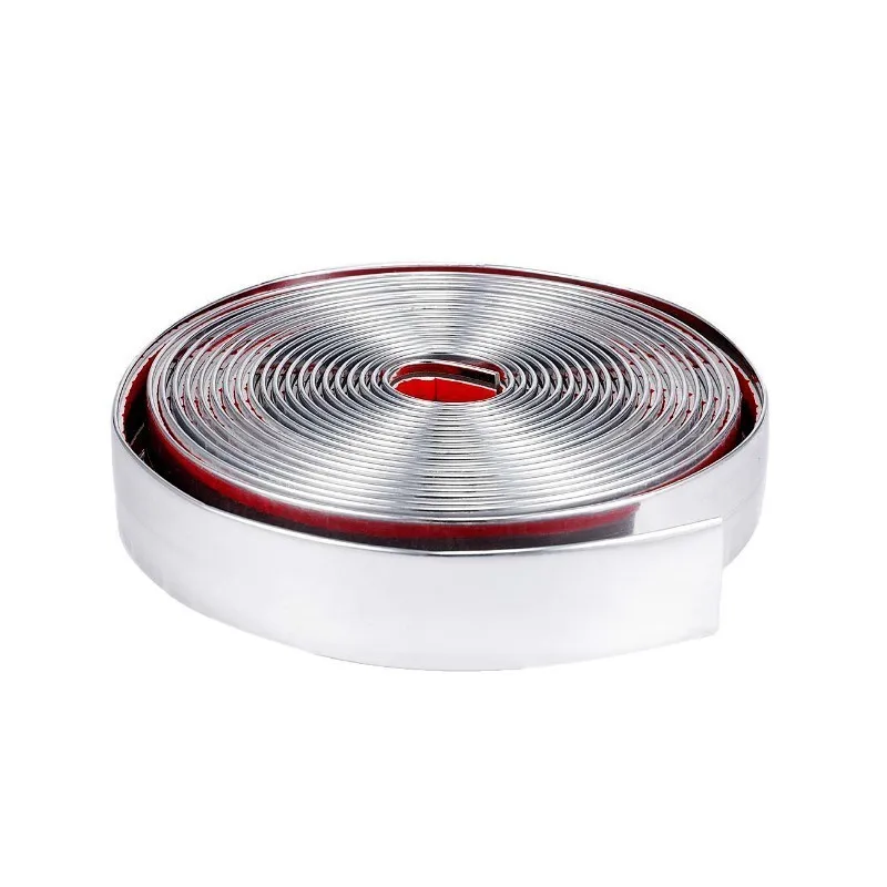 Серебристая декоративная полоска для самостоятельного литья серебристая 6 м