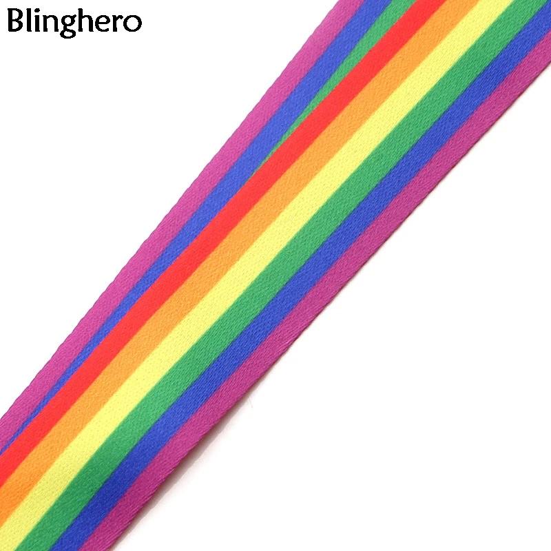 Blinghero Phone Neck Straps Rainbow Color Print Lanyard for keys Camera  Security Badges ID Badge Phone Holder Hang Rope BH0601