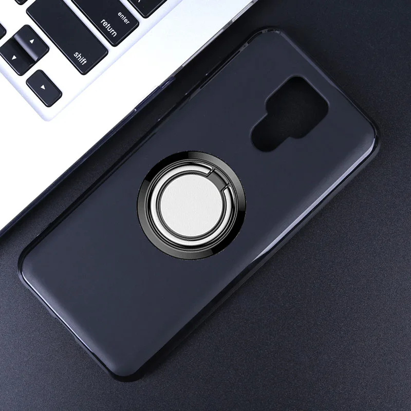 Для задней панели Ulefone Power 6 держатель с кольцом чехол для телефона мягкие
