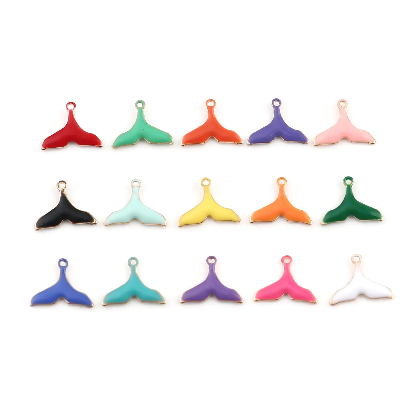 10 шт. медные эмалированные Подвески с пайетками 12 Х9 мм | Украшения и аксессуары