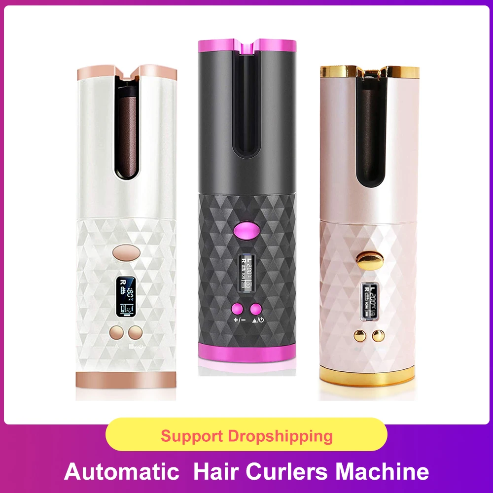Электрическая автоматическая машинка для завивки волос портативные
