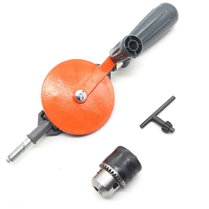 

Portable Hand Crank Drill Mini Manual Drill with Double Pinions for Wood Plastic