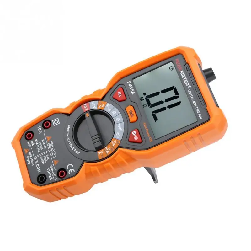PEAKMETER PM18A ручной мультиметр портативный цифровой тестер сопротивления