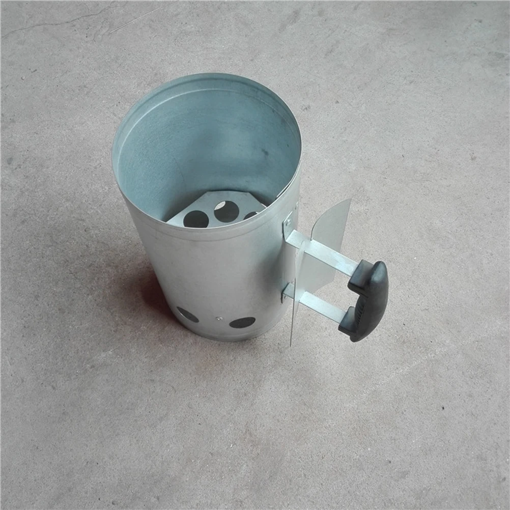 Барбекю дымоход стартер древесный уголь гриль сталь быстрый огонь Зажигалка для