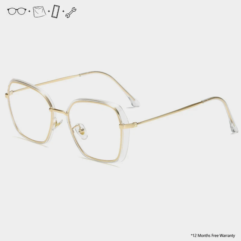 ZT компьютерные очки оправа женские ацетатные квадратные Uv400 прозрачные Lunette De Vue