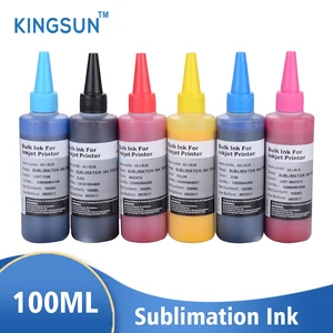 600ML Universal Sublimation Ink Heat Transfer Ink For EPSON DX5 DX7 Printer Heat Press Sublimation Ink Used For Mug Cup/T-Shirt