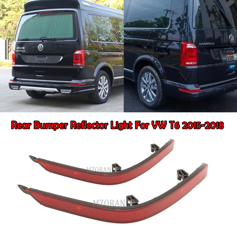 Отражатель заднего бампера крышка для VW T6 Tranporter Multivan 15-18 Caravelle 2016 + Up