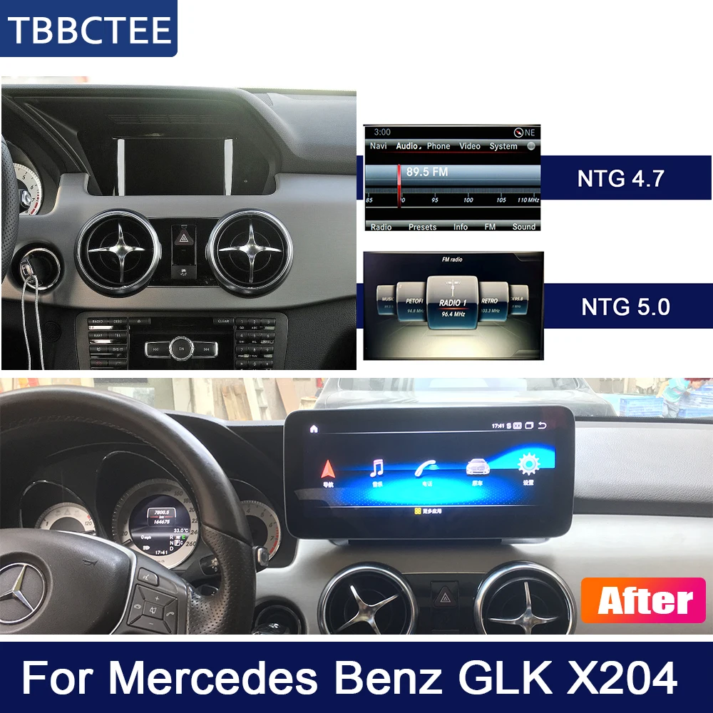 Автомагнитола для Mecerdes Benz MB GLK X204 2013 ~ 2016 NTG Android GPS карта мультимедийный плеер