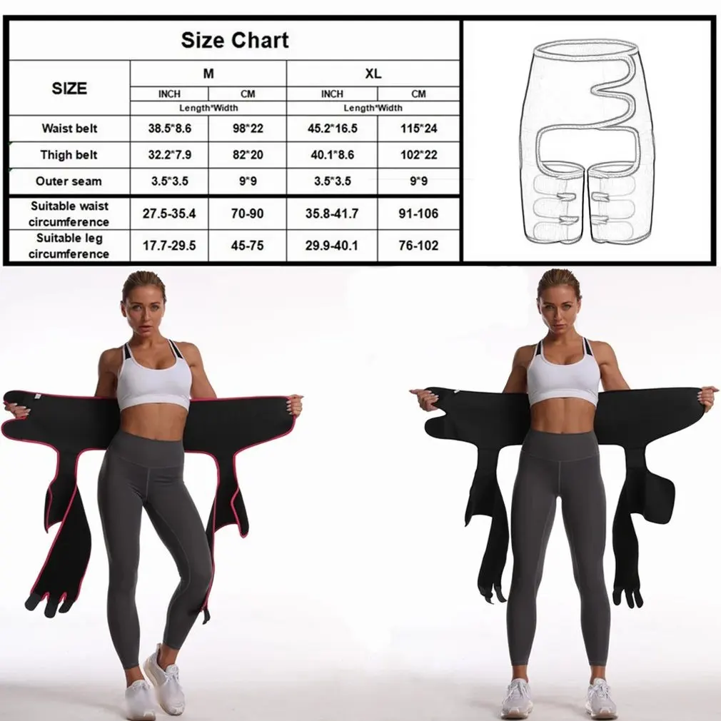 

Waist Trainer Belt Slimming Body Shaper Belt Three-in-one Female Sweat Plastic Belt Sports Bodybuilding Adjustable Waist Belt