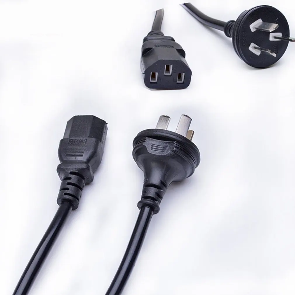 U Australia New Zealand plug 3pin extension Cord 1.8m IEC320 C19 to AU 3-Prong Plug AC Power Cable Lead Adapter Generic | Компьютеры и