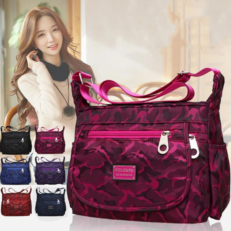 

Good female Brand Shoulder Bag female Bags Designer Ladies Fashion Nylon Messenger Waterproof High Capacity Bags