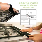 1 шт. маслостойкая кухонная силиконовая плита счетчик крышка зазора Гибкая силиконовая жаростойкая плита счетчик крышка зазора s печать Прямая поставка