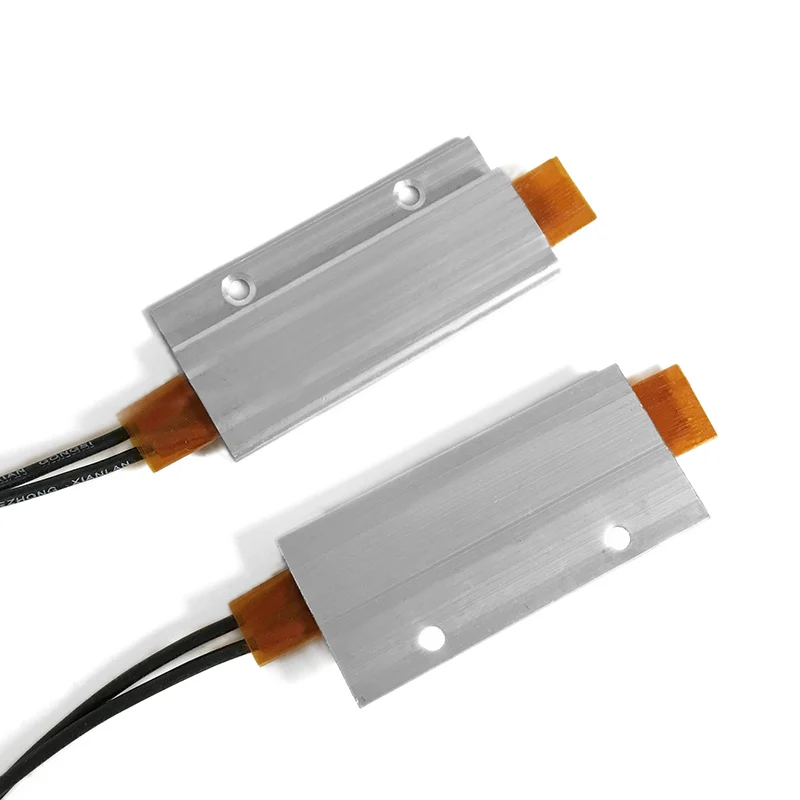 1 шт 12V 60C термостат PTC алюминиевый нагревательный с монтажным отверстием для мини-поверхность инструмента-изолированный