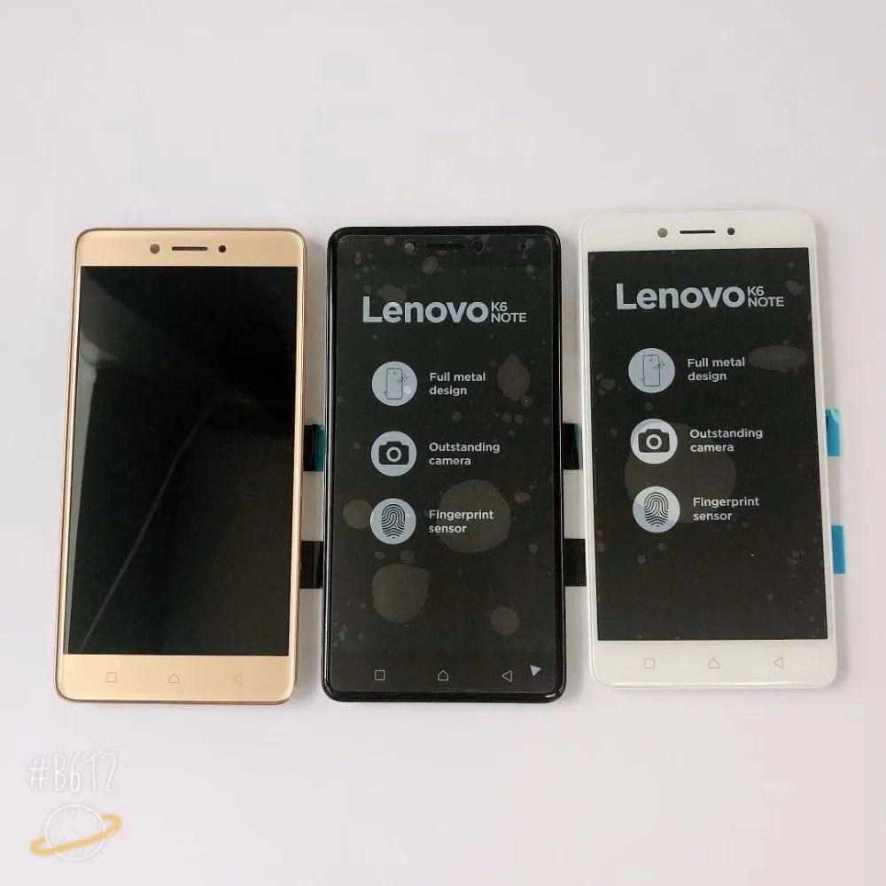 Тест 5,5 '' Для lenovo Vibe K6 Plus K53b36 K53b37 K6 Note Полный ЖК-дисплей+ кодирующий преобразователь сенсорного экрана в сборе+ рамка