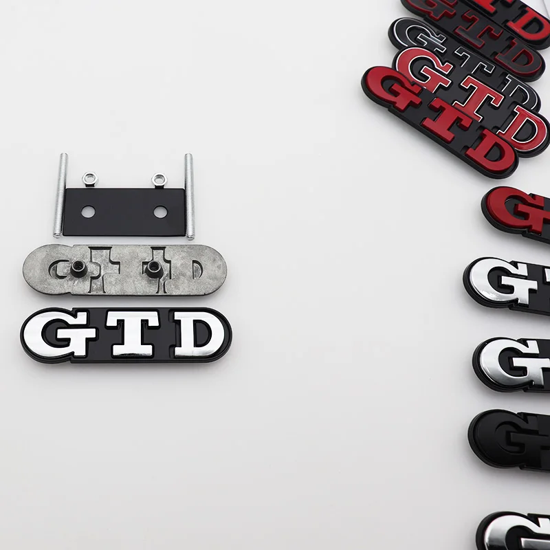 1 шт. автомобильная металлическая наклейка GTD с логотипом заднего бампера |