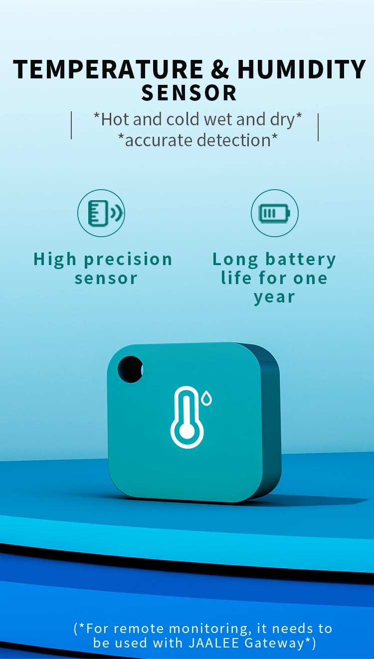 

Wireless Bluetooth Thermometer Hygrometer Temperature Humidity Monitor Sensor Wi Fi Gateway Notification Alert For Refrigerator