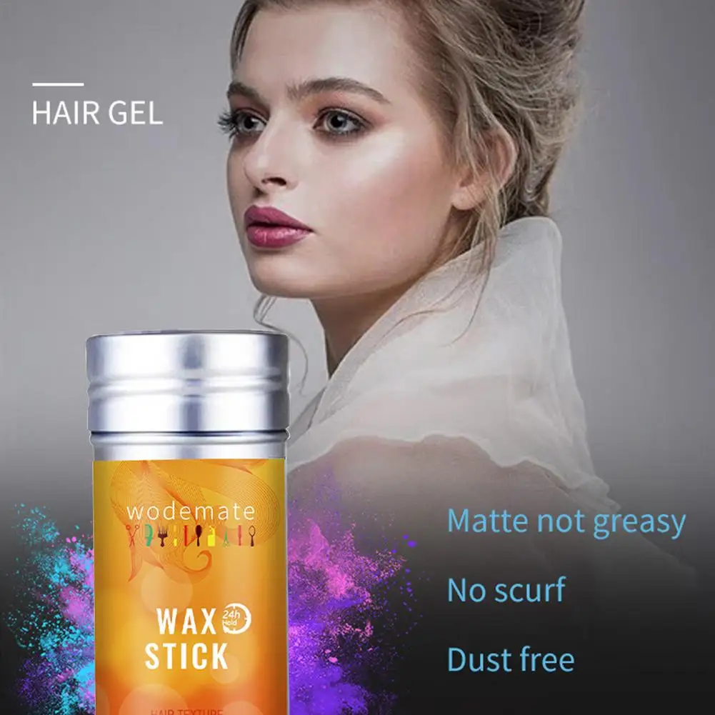 

75g Wax Stick Hair Finishing Cream Refreshing Hair Styling Cream Fluffy Bangs, Frizzy Styling Finishing Stick