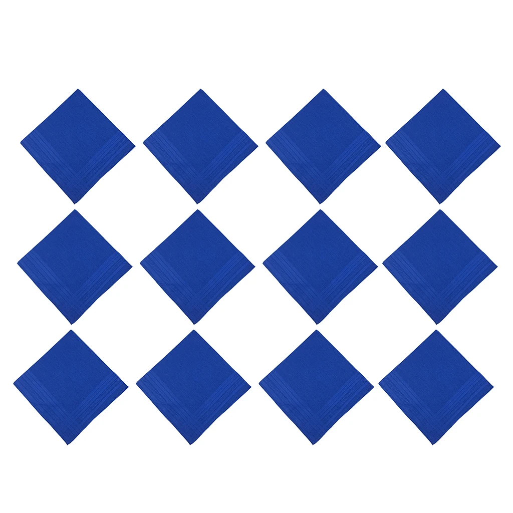 12 шт./упаковка мужские хлопковые квадраты | Аксессуары для одежды