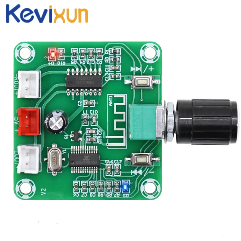 XH-A158 ultra clear Bluetooth 5 0 Плата усилителя мощности pam8403 маленькая мощность DIY