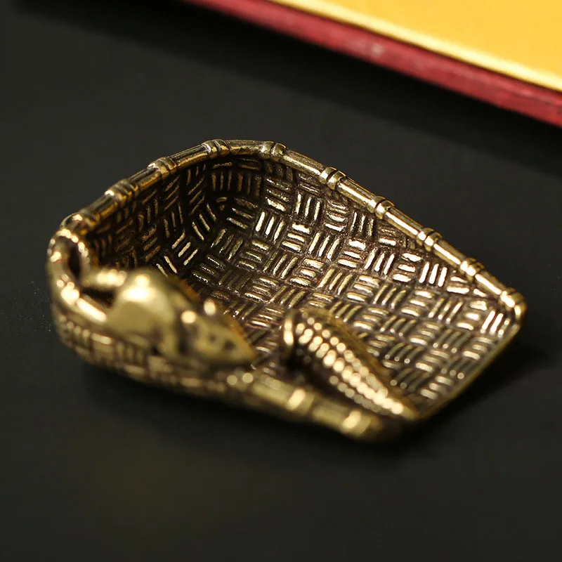 Винтажные медные забавные Подвески в виде пылесборника мыши кукурузы богатства