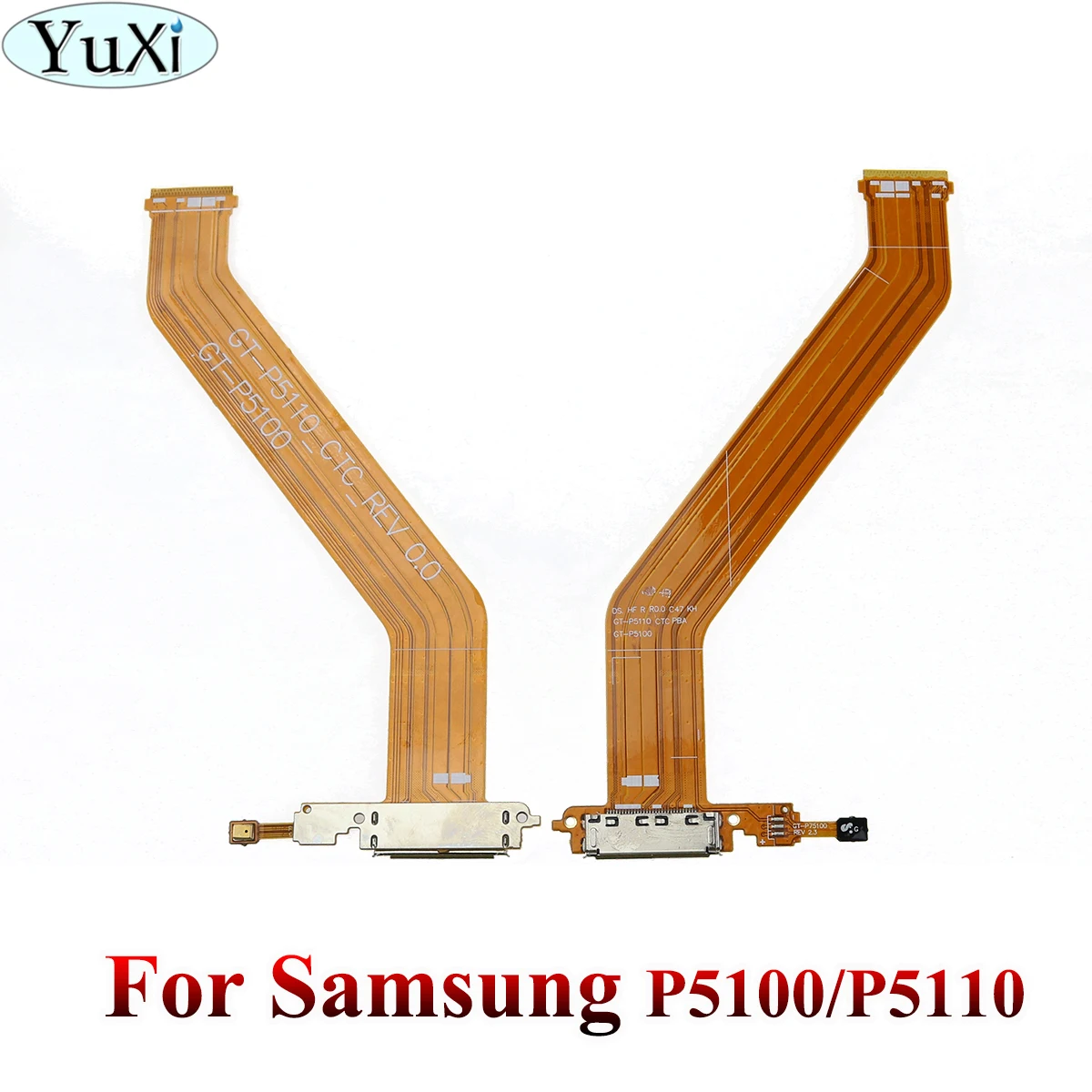 USB док-станция YuXi зарядный порт гибкий кабель лента для Samsung Galaxy Tab 2 P5100 P5110 3 P5200 P5210 4