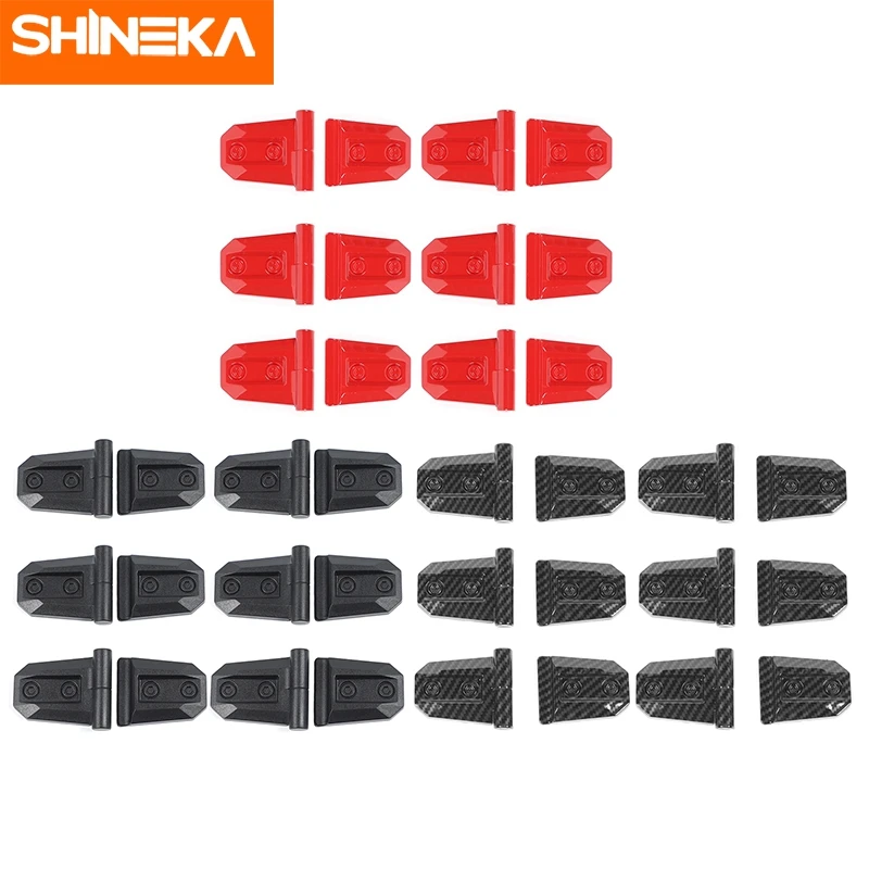 SHINEKA декоративные наклейки на крышку капота двигателя автомобиля дверные петли