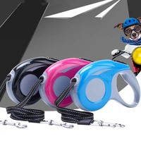 retractable dog leash automatic dog puppy leash rope 3m5m pet running walking extending lead for small medium dogs pet products