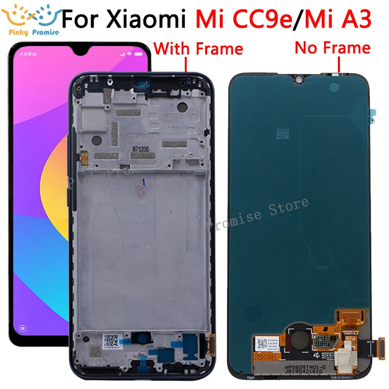 Оригинальный Super AMOLED ЖК дисплей для Xiaomi Mi A3 дигитайзер сенсорного экрана в сборе