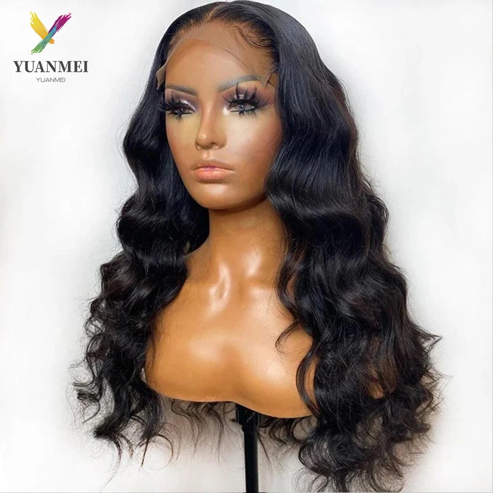 Glueless Long Body Wave Lace Front Wigs For Women Brazilian 30 Inch Lace Frontal Huam Hair Wigs Pre Plucked Bodywave Closure Wig