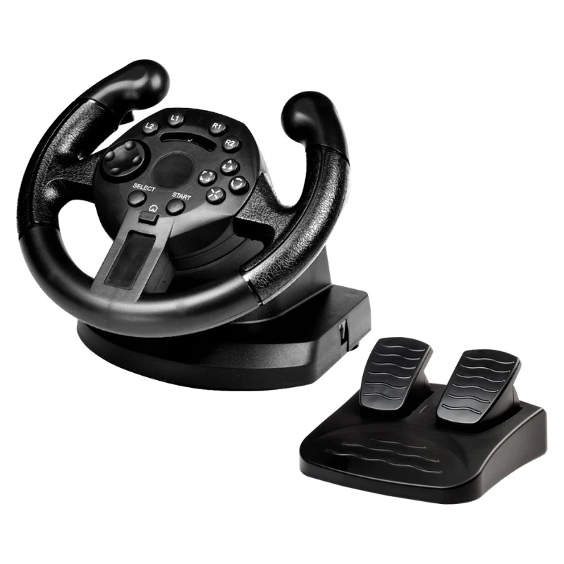

Game Racing Steering Wheel For PS3/PC Vibration Joysticks Remote Controller