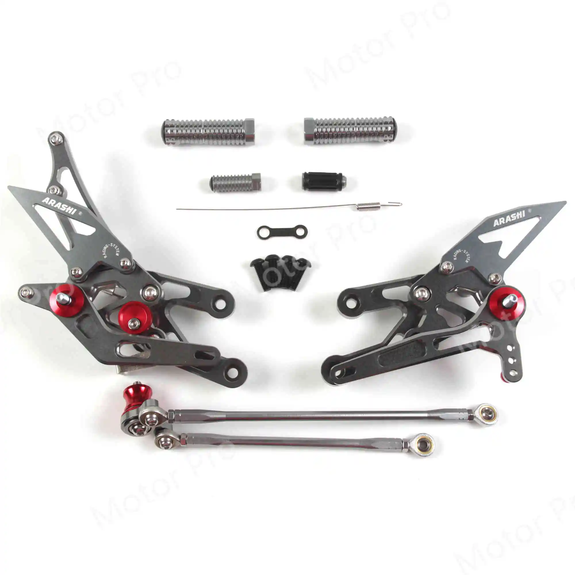2.0 Gray Регулируемые подножки для Honda CBR1000RR 2004-2007 аксессуары для мотоциклов Peg Rearsets педаль CBR 1000 RR CBR1000 1000RR - Цвет: 2.0 Gray