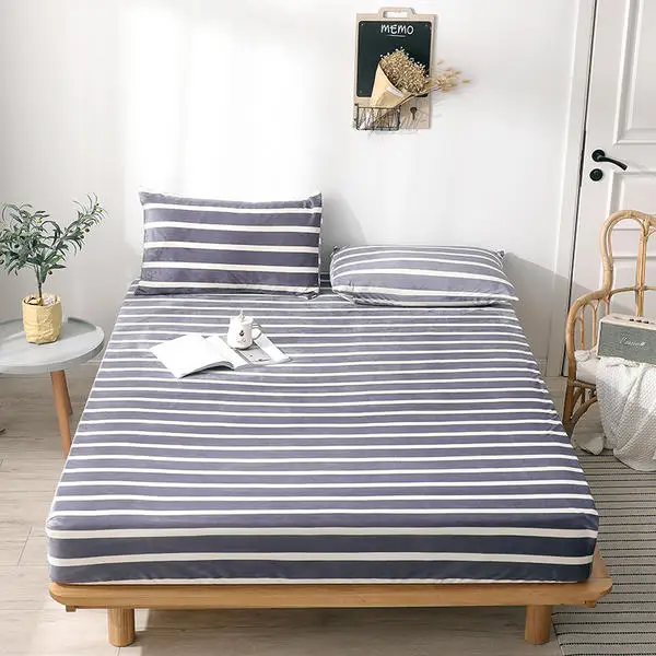 Простыня для кровати из полиэстера покрывающая матрас зимняя теплая фланелевая