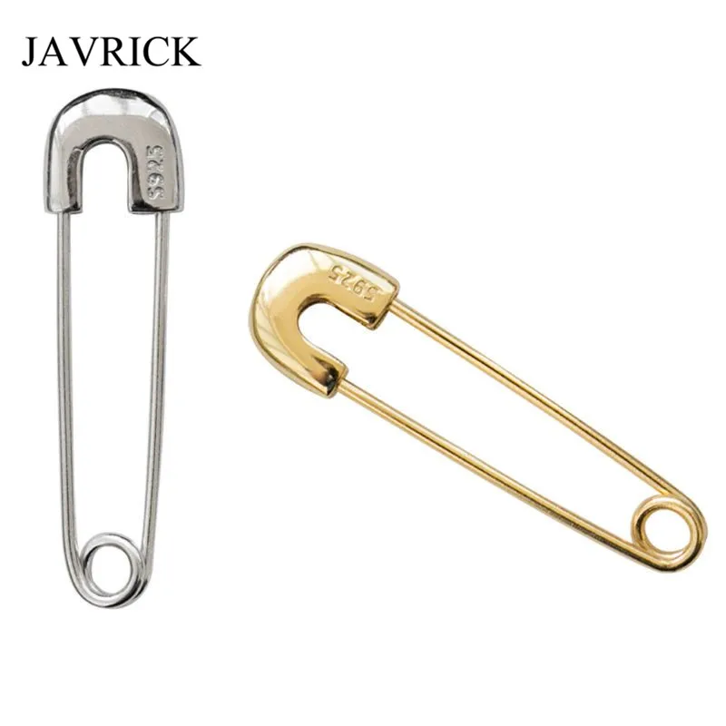 

Punk Rock Safety Pin Stud Earrings Ear Threader Studs Fashion Jewelry Unisex