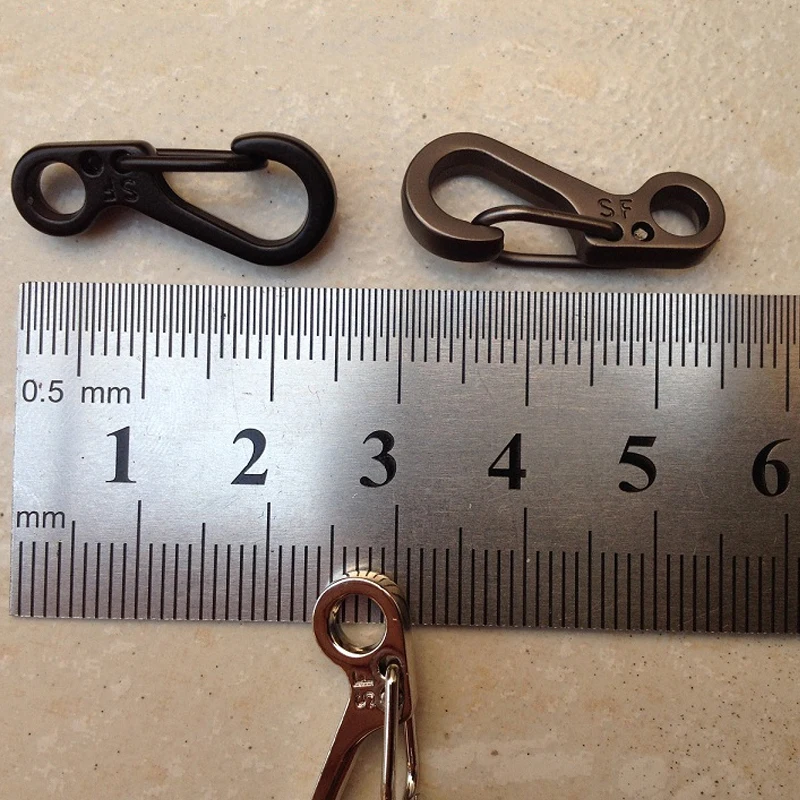 Оптовые новые пружинные мини-застежки для рюкзака карабины скалолазания и DIY