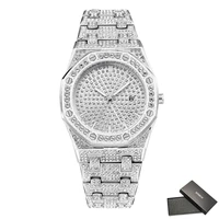 curdden brand watches mens luxury diamond fashion alloy band gold date business quartz wristwatches relogio masculino ouro 2020