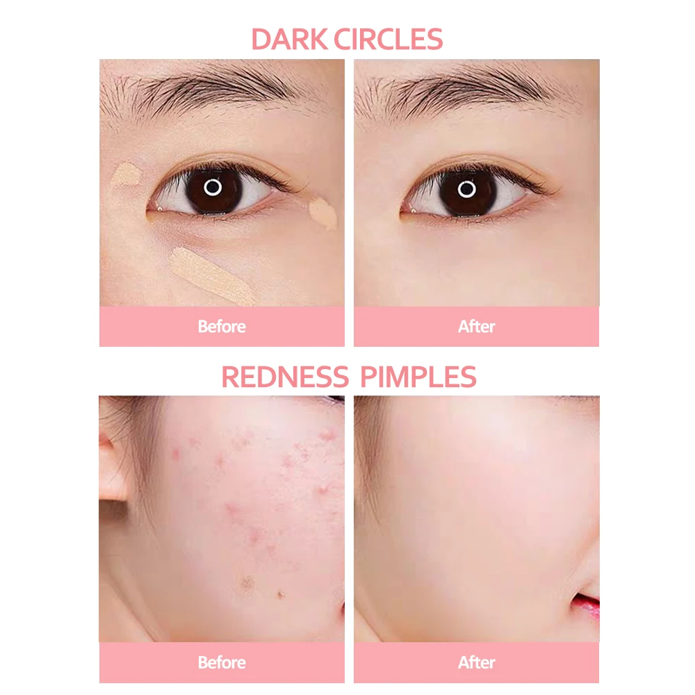 Жидкий консилер MINIMELI крем с полным покрытием водонепроницаемый долговечный