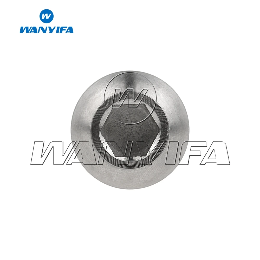 Дисковый ротор Wanyifa Ti титановый болт m6x17 мм с круглой головкой для мотоцикла