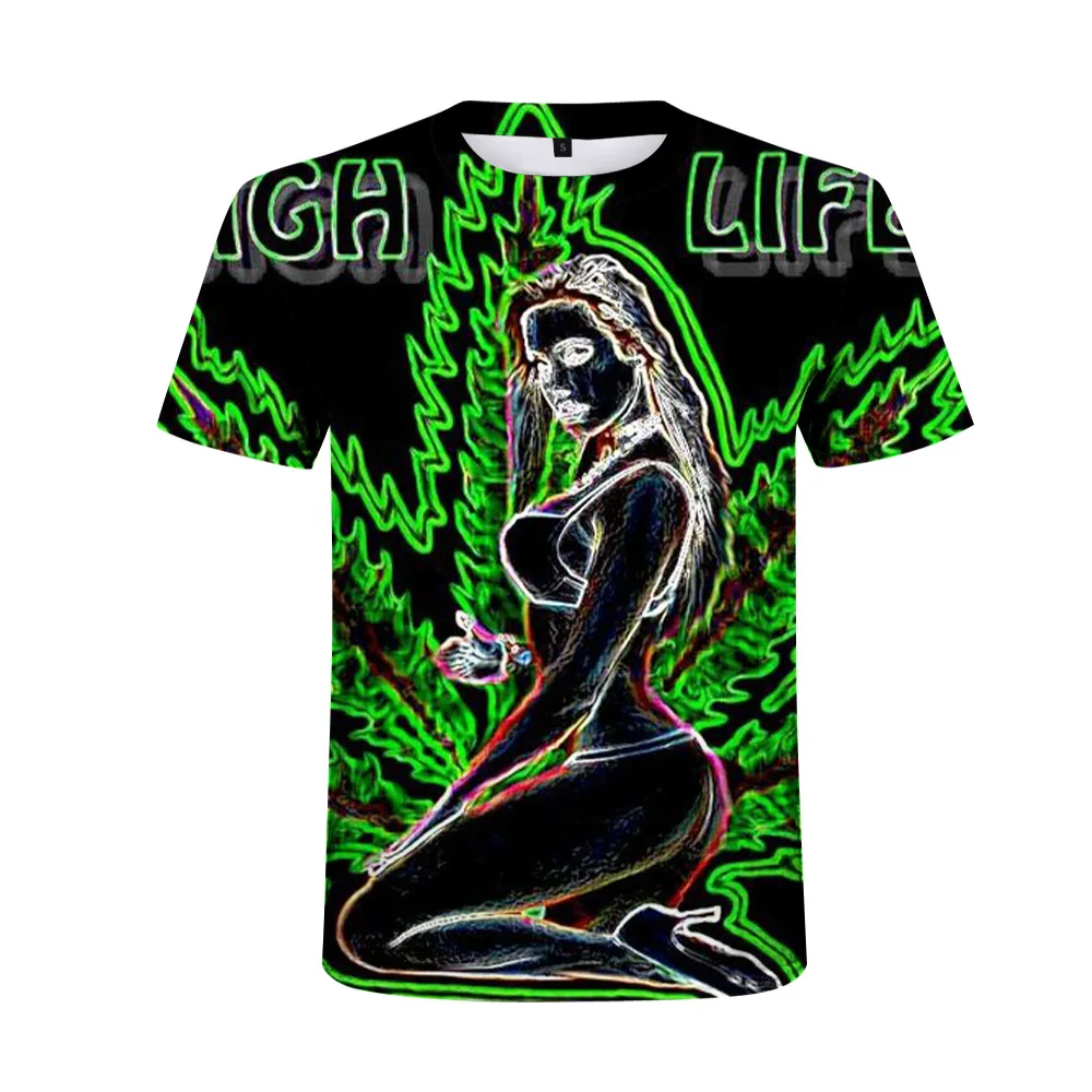 

New Arrival Weed 3D Printed T-shirt Men Summer Fashion Short Sleeve O-neck Hip Hop Cool T Shirts Couple Hipster Harajuku Tee Top