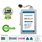 Аккумулятор LOSONCOER на 4100 мА  ч, стандартный аккумулятор для Nintendo Wii U, геймпад, джойстик, Бесплатная отвертка