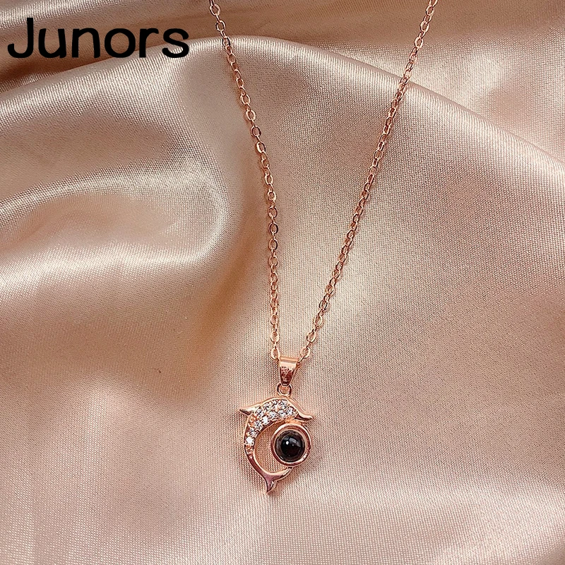 Женское Ожерелье с проекцией любви 100 языков воспоминания о романтической