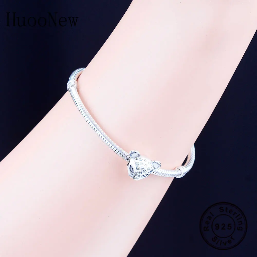 Подходящий оригинальный фирменный браслет-Шарм Pulsera 925 пробы Серебряное животное