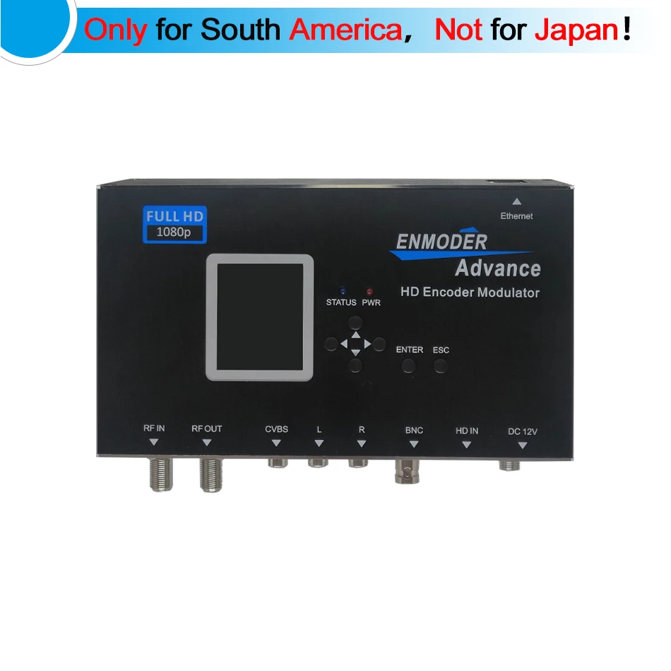 HD MI & AV SDI 3 в 1 для ISDB T цифровой модулятор кодировщика Маршрут 1080P RF передатчик