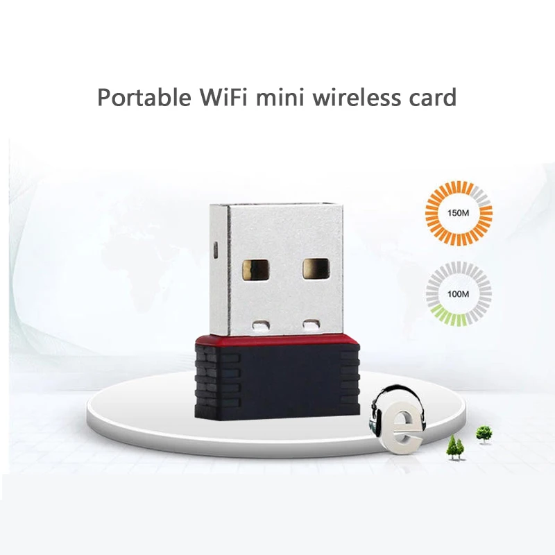 Мини usb Wi-Fi Беспроводной адаптер 150 Мбит/с 802.11n | Компьютеры и офис