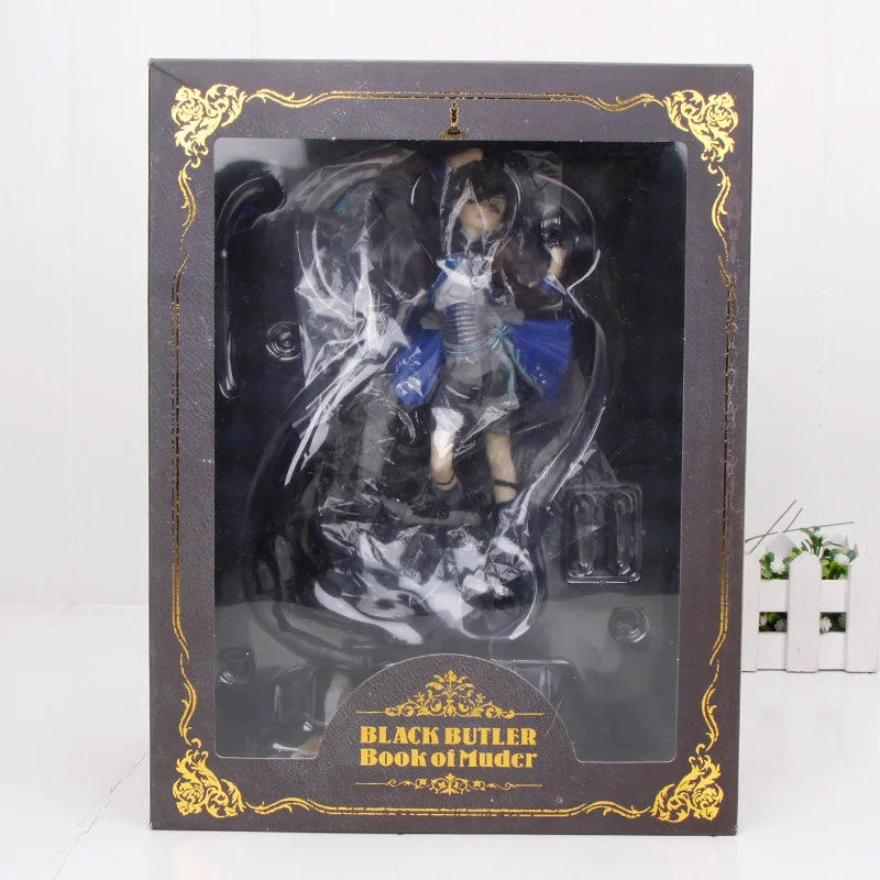Аниме Black Butler minists Sebastian ПВХ фигурка Коллекционная модель игрушки - Цвет: 4 with box 22cm