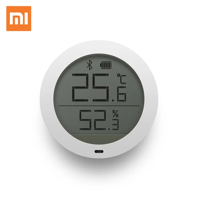 White Xiao mi jia Bluetooth температура Смарт Hu mi dity сенсор Высокочувствительный цифровой термометр ЖК-экран измеритель влажности mi App - Цвет: White