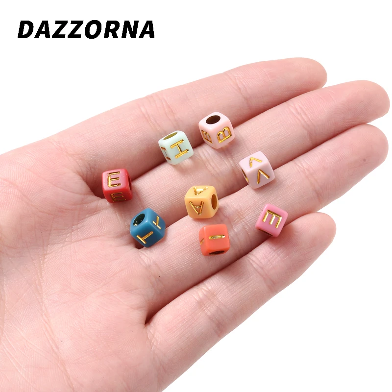 100 шт. акриловые бусины 6 х6 мм | Украшения и аксессуары