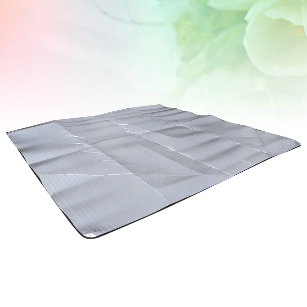 

Outdoor Dampproof Mat Picnic Mat Aluminum Film Portable Warm Campsite Pad (2.5mm 200x120 with Bag)